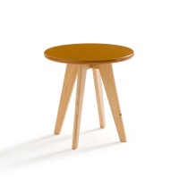 Столик Круглый Jimi единый размер желтый LA REDOUTE INTERIEURS  фото, kupilegko.ru